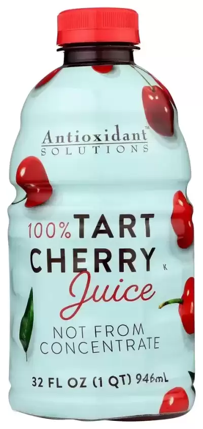 Antioxidant Solutions Non-Gmo 100% Juice Not From Concentrate Tart Cherry 32 Fl Oz