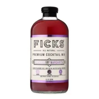 Ficks, Premium Cocktail Mix Blackberry Margarita, 32 Oz (Case Of 6)