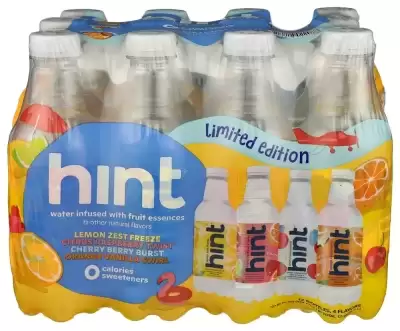 Hint Bottled Water, Summer Classics Variety Pack - Purified Flavored Water With Zero Calories, Sugar