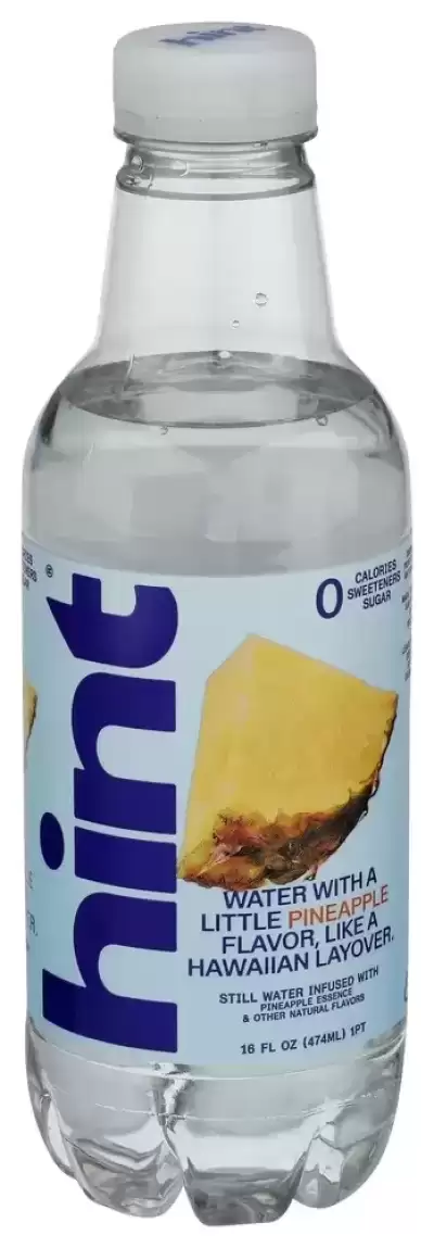 Hint Water, Pineapple, 16 Oz