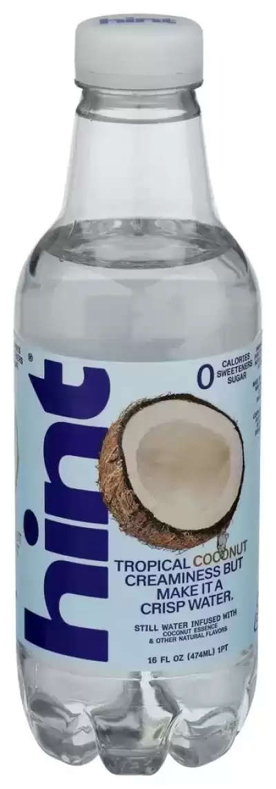 Hint, Coconut Water, 16 Oz (Case Of 12)