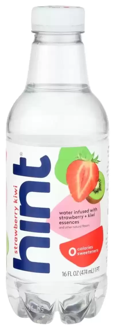Hint, Unsweet Water Strawberry Kiwi, Case Of 12 X 16 Oz