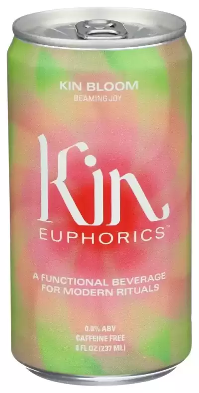 Kin Euphorics, Euphorics Bloom Joy Mood, 8 Oz(Case Of 24)