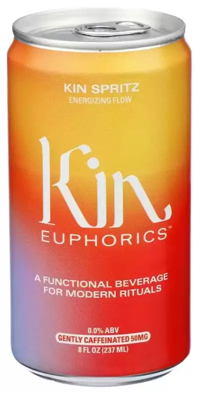 Kin Euphorics, Spritz Energy Mood, 8 Oz(Case Of 24)