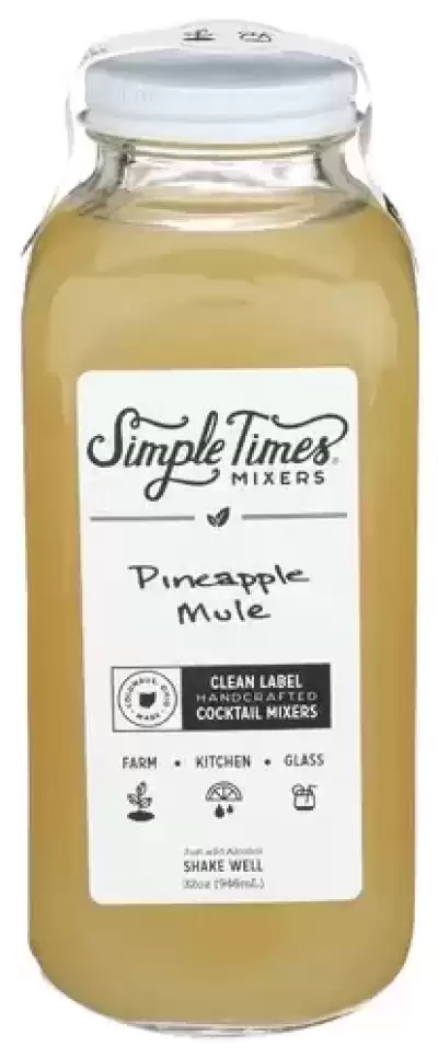 Simple Times Mixers Pineapple Mule Cocktail Mix, 32 Oz