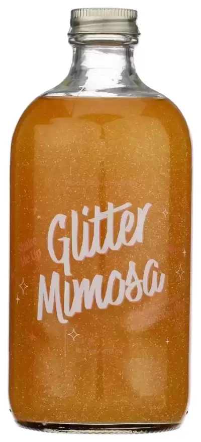 Wood Stove Kitchen Glitter Mimosa Mixer - Tangerine & Mango Flavor Enhanced With Sparkling Edible Gl
