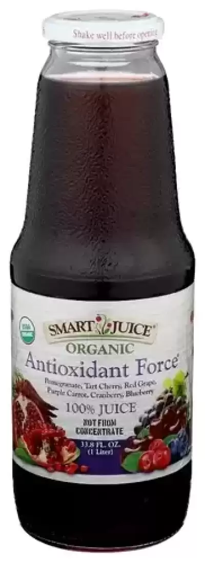 Smart Juice Organic Antioxidant Force 100% Juice 33.8 Fl Oz