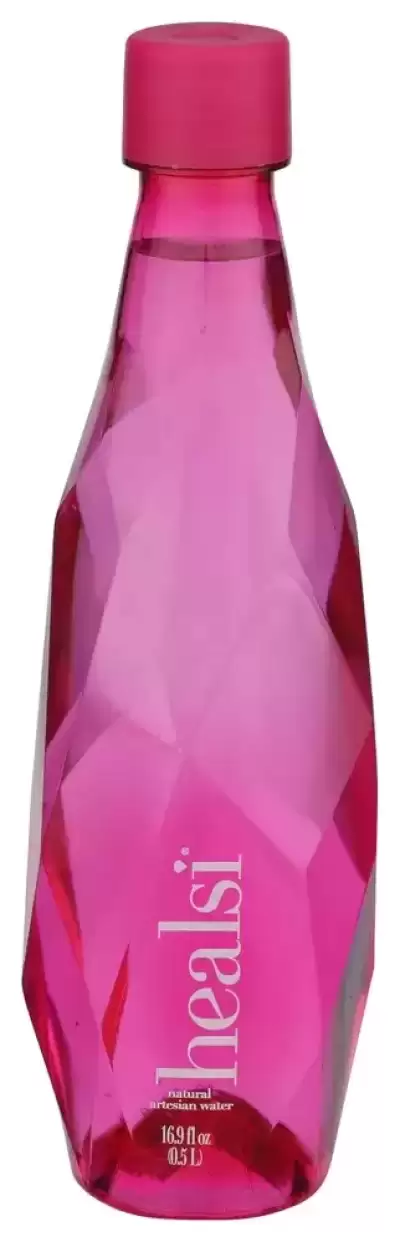 Healsi Water Bottl Spring Fuchsia - 16.9FO