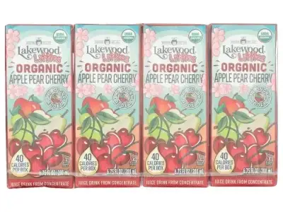 Lakewood Organic, Cherry Fusion Juice, 6.75 Oz X 8 Count (Case Of 4)