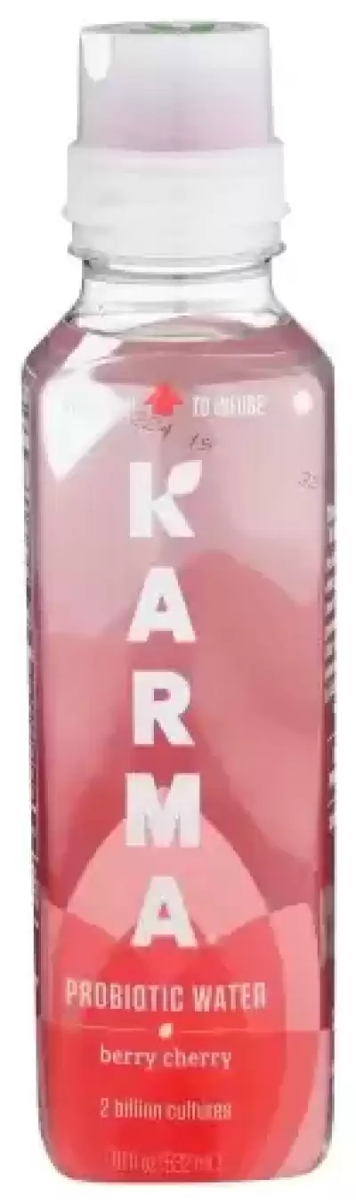 Karma Probiotic Water, Berry Cherry - 18 Oz