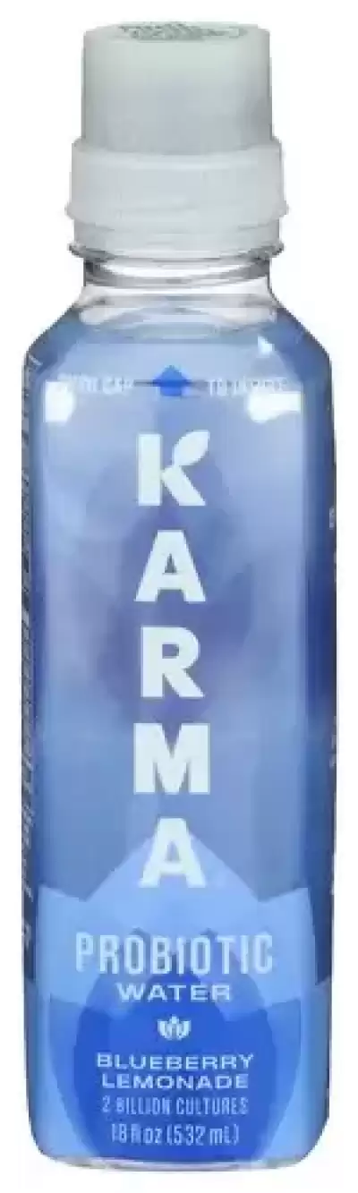 Karma Probiotic Water, Blueberry Lemonade - 18 Oz