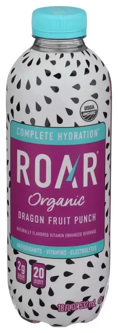 Roar Organic Dragon Fruit Punch Hydration Drink, 18 Fz