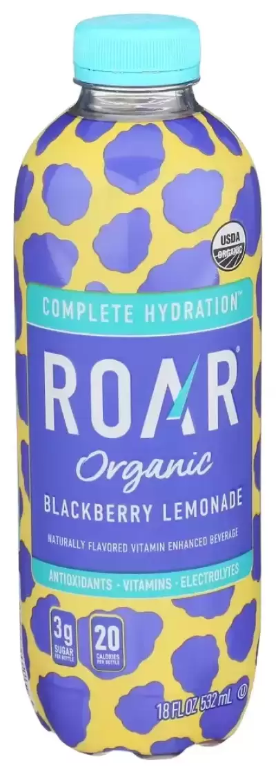 Roar, Blackberry Lemonade Water, 18 Oz (Case Of 12)