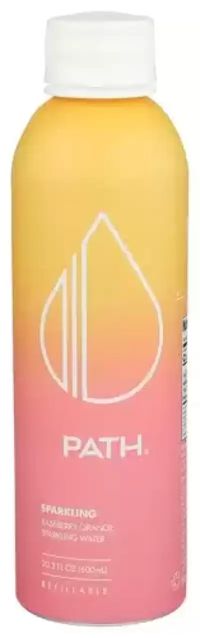 Pathwater, Sparkling Raspberry Orange, 20.3 Oz(Case Of 12)