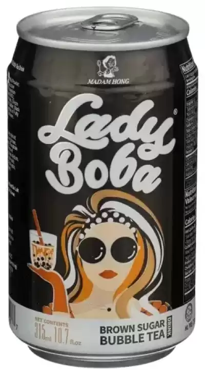 Lady Boba Brown Sugar Bubble Tea Drink