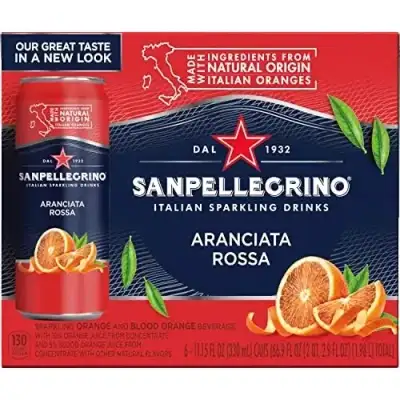 San Pellegrino, Aranciata Rossa Orange Sparkling Fruit Beverage, 66.9 Oz (Case Of 4)