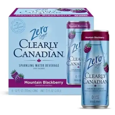 Clearly Canadian, Sparkling Water Forest Blackberry, 12 Oz X 6 (Case Of 4)