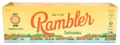 Rambler, Sparkling Water Satsuma, 12 Oz X 12 (Case Of 12)