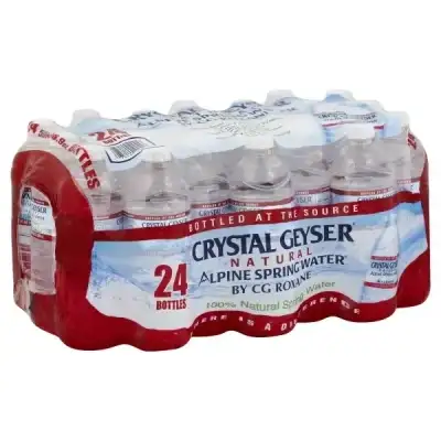 Crystal Geyser Spring Water, 0.5 Liters, 4