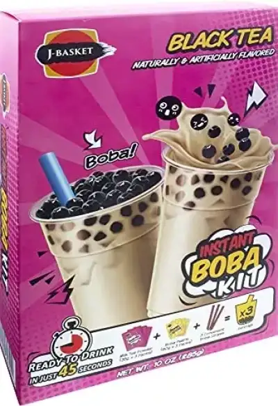 J-Basket Black Tea Instant Boba Kit 10Oz /285G