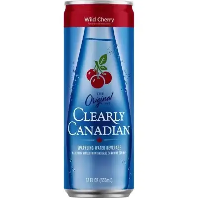 Clearly Canadian Cherry Sparkling Spring Water 12 Fl. Oz.
