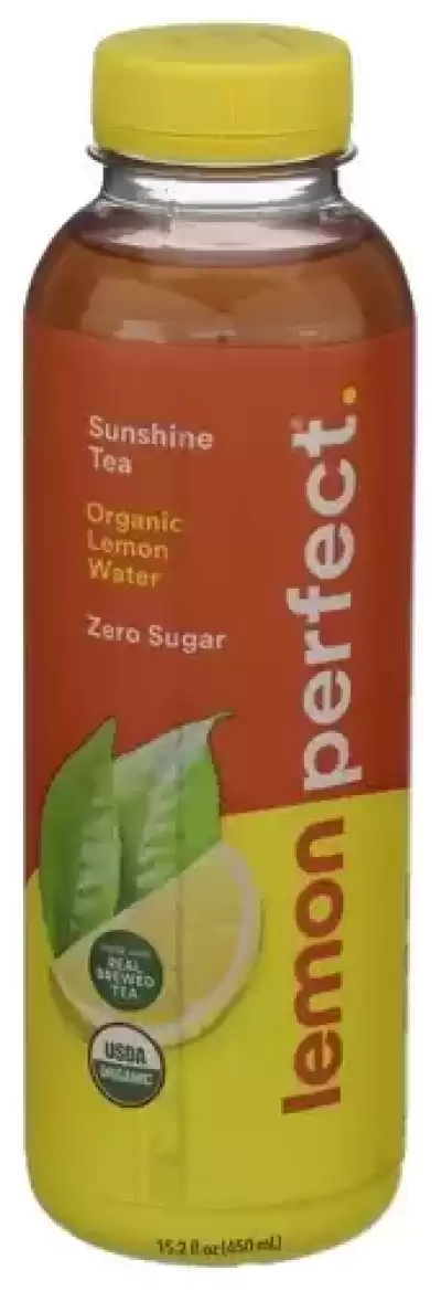 Flavored Drinking Water Half Lemon Half Iced Tea 15.2 Fl Oz Bottles 12 Count