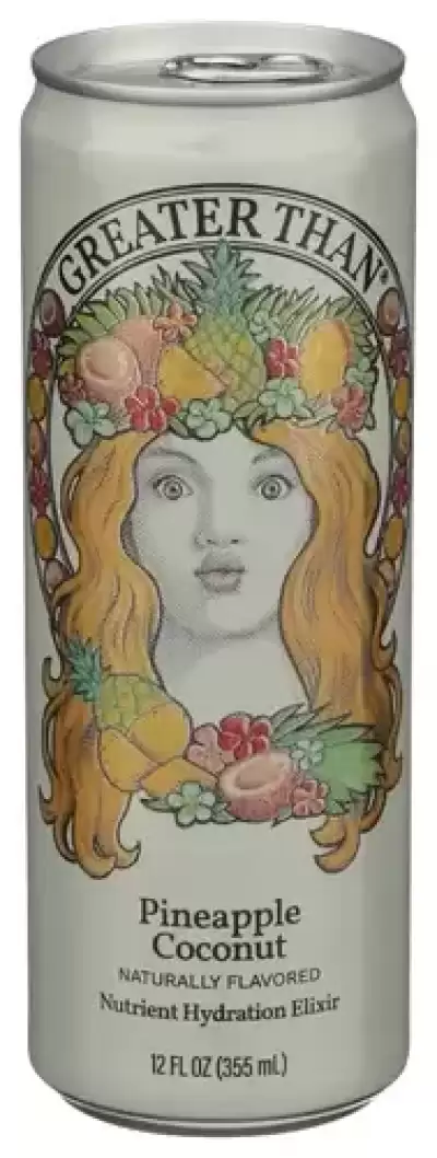 Greater Than Hydration For Her - Nutrient Enhanced Coconut Water Electrolyte Beverage With Real Frui