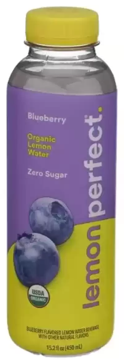 Lemon Perfect, Lemon Water Blueberry, 15.2 Oz(Case Of 12)
