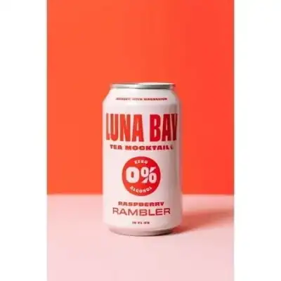 Luna Bay 0% Raspberry Rambler Tea Mocktail - 12Oz - 1