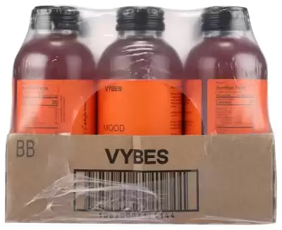 Vybes Mood Blood Orange Lime Supreme Drink With Magnesium 12 Fl Oz
