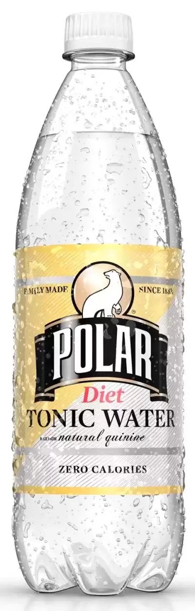 Polar Seltzer, Diet Tonic Water, 33.8Oz (Case Of 12)