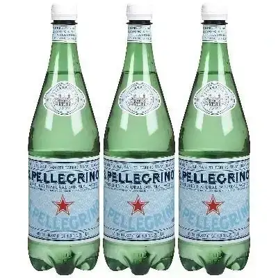 S.Pellegrino Sparkling Water Bottle 1 Liter