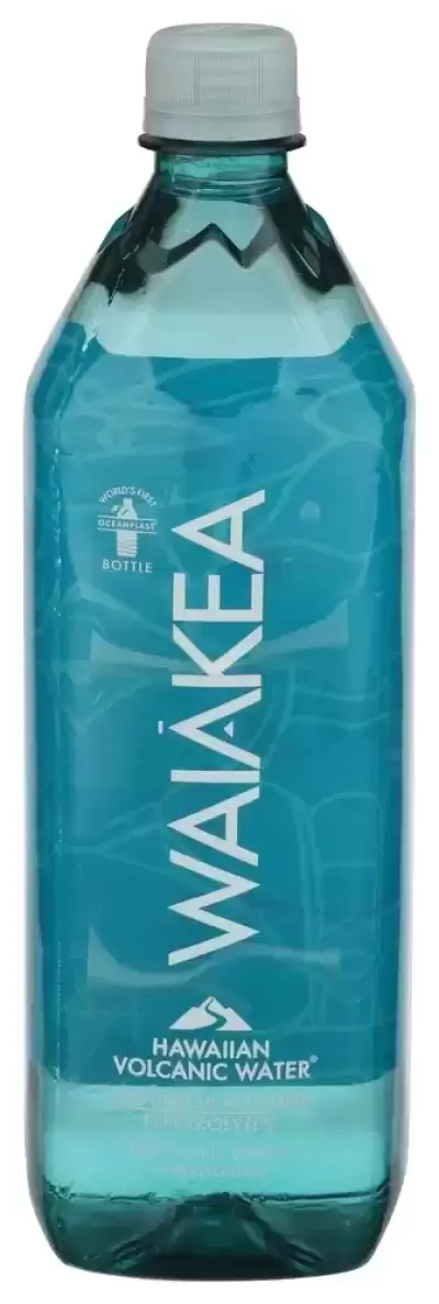 Waiakea Hawaiian, Water Hawaiian Volcanic, Case Of 12 X 1 Liter