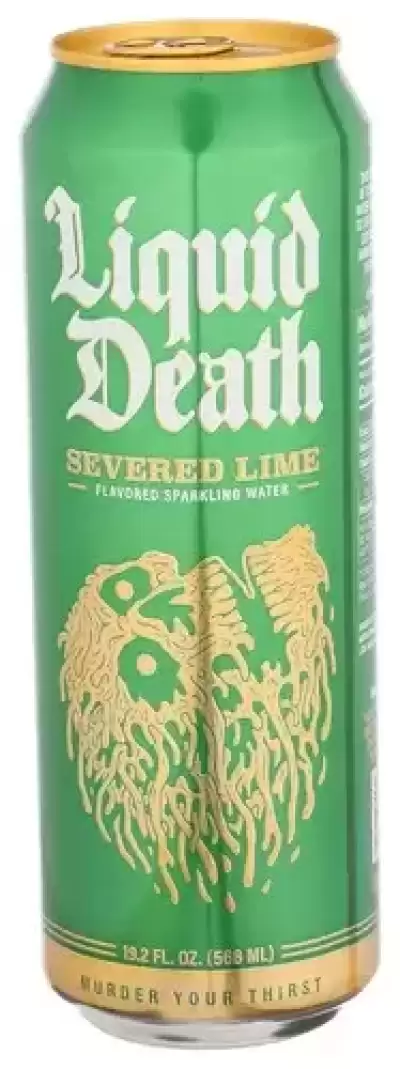 Liquid Death Severed Lime Lime Sparkling Natural Mineral Water 19.2 Oz 1 Pk