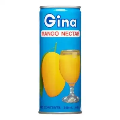 Gina Mango Nectar, Mango Juice, Real Mango Puree 240 Ml