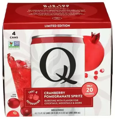 Q Mixers Spritz Cranberry Pomegranate 7.5 Fl Oz Each / 