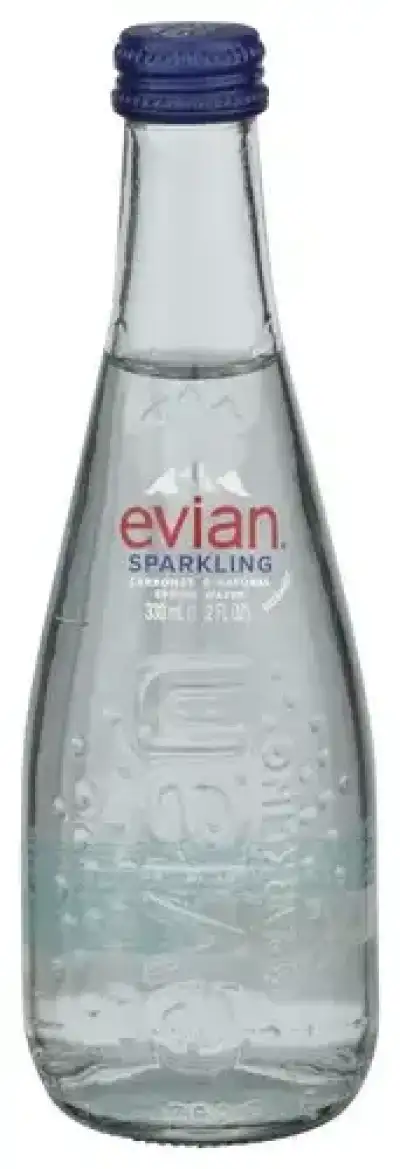 Evian Water Sprkl Glass Loose