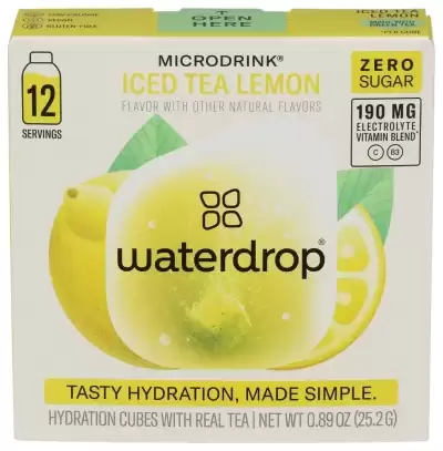 Waterdrop Microdrink Lemon Iced Tea - 12Pk Cubes