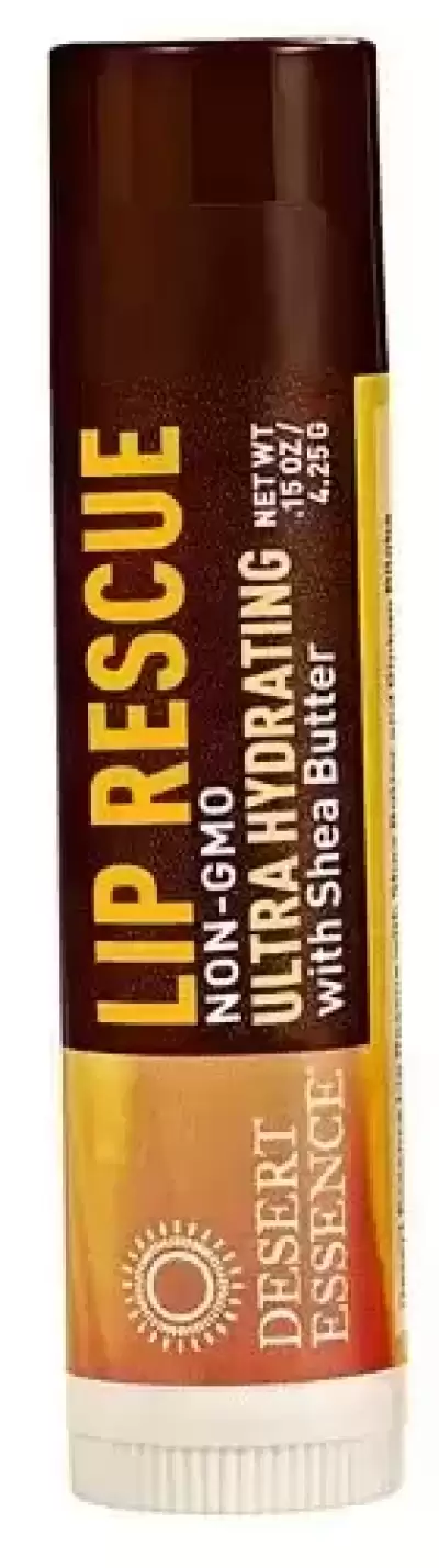 Desert Essence, Lip Rescue Ultra Hydrating Shea Butter, 0.15 Oz