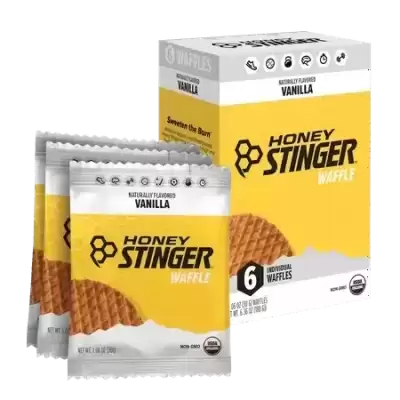 Honey Stinger Organic Energy Waffle Snack Vanilla 1.06 Oz 6 Count Box