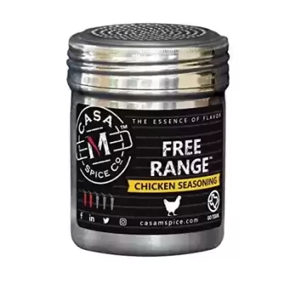 Casa M Spice Co? Free Range? Chicken Seasoning ? Gourmet BBQ Rub Chicken Wing Poultry Seasoning Dry 