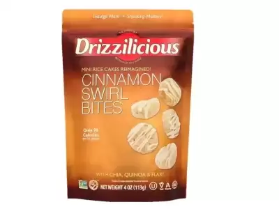 Drizzilicious Cinnamon Drizzled Mini Rice Cake - 4oz