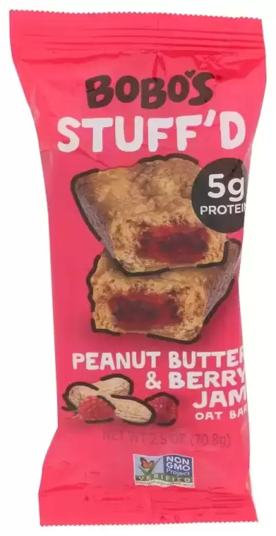 Bobo'S Oat Bars, Bars Stfd Pnt Bttr Flld, 2.5 Oz(Case Of 12)