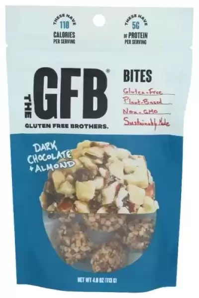 Gfb The Gluten Free Bar Dark Chocolate Almond Bites 12-4Oz