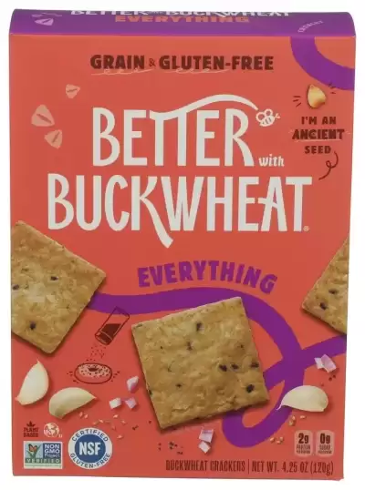 Better With Buckwheat, Everything Cracker, 4.25 Oz(Case Of 6)