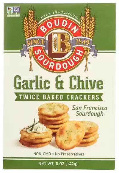 5 Oz Garlic-N-Chive Naturally Baked Pita Cracker