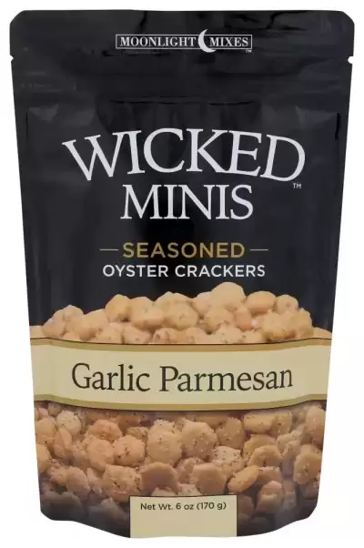 6 Oz Garlic Parmesan Seasoned Oyster Crackers