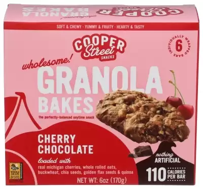 Cooper Street Granola Bakes Chocolate Cherry 6 Bars