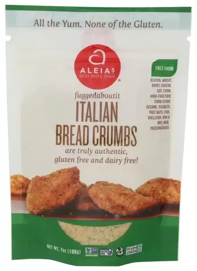 Aleia S Gluten Free Italian Bread Crumbs ? 7 Oz ? Non-Gmo Dairy Free Kosher Low Sodium