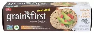 Breton Original Crackers, Grains First?, Crackers, Whole Grains & Seeds , 7.3 Oz (207 G)